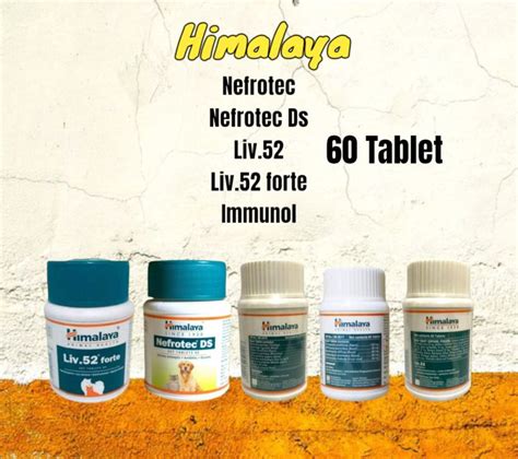 Himalaya Nefrotec Ds Liv Liv Forte Immunol Supplements