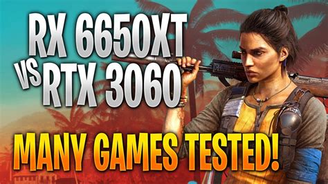 Amd Rx 6650 Xt Vs Rtx 3060 Game Benchmark Tests And Gameplay Iphone Wired