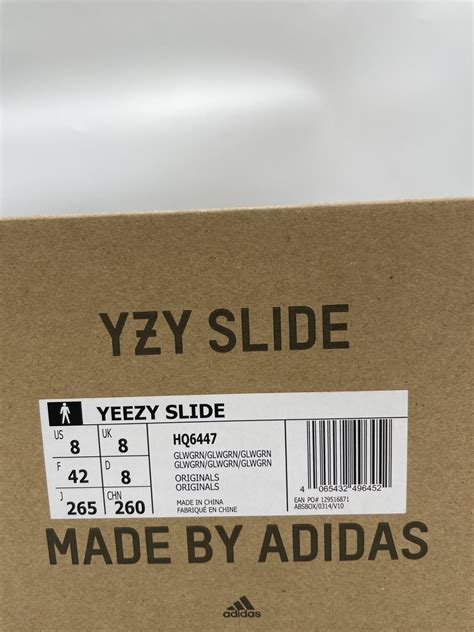 21762 Adidas Yeezy Slide Glow Green 2022 Restock Item Details Aftermarket