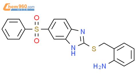 107562 91 4 Benzenamine 2 5 Phenylsulfonyl 1H Benzimidazol 2 Yl