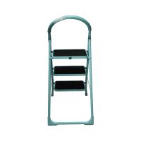 Jual Fixsteps Tangga Lipat Aluminium Stool 3 Step Biru Terbaru Ruparupa