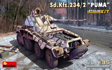 35414 SD.KFZ.234/2 PUMA with FULL INTERIOR | Armorama™