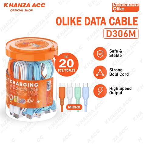 Jual Khanzaacc Olike D M Kabel Data Micro Usb Fast Charging A