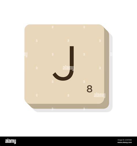 Scrabble letter j Stock Vector Images - Alamy