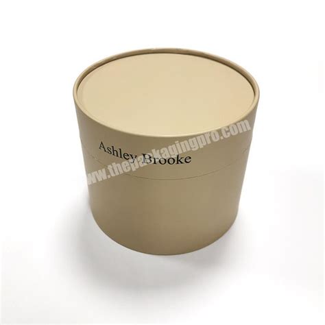 Custom Luxury Round Cylinder Cardboard Tea Packaging Box With Logo