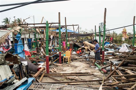 Aumenta a 54 el número de muertos en Myanmar tras paso de ciclón