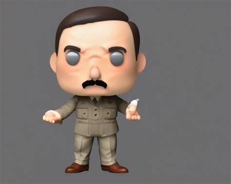 Krea Ai Full Body D Render Of Adolf Hitler As A Funko Pop