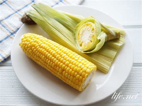 あさイチのとうもろこしを電子レンジでゆでる方法。皮も5秒でむける！ レシピ 食べ物のアイデア ケークサレ