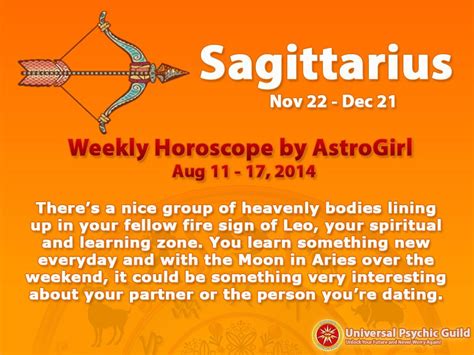 Sagittarius Weekly Horoscope