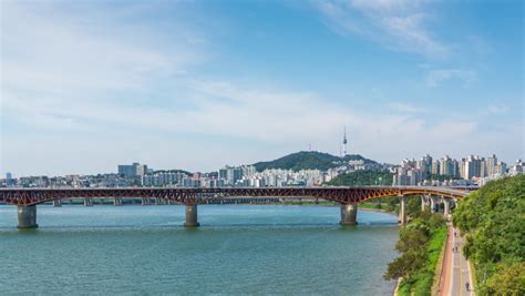 time lapse 4k seongsu bridge seoul Stock Footage Video (100% Royalty ...