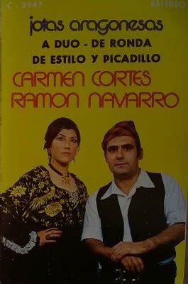 FOLK CANTAUTORES JOTAS Y MAS ARAGONES CARMEN CORTES Y RAMON NAVARRO