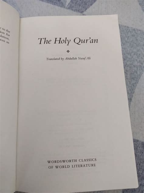 The Holy Quran Translated By Abdullah Yusuf Ali Hobbies And Toys