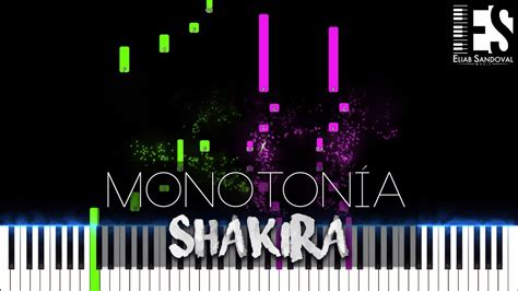 Monoton A Shakira Feat Ozuna Piano Tutorial Eliab Sandoval