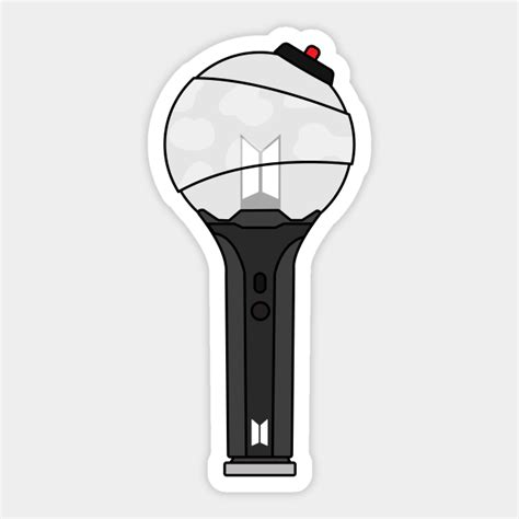 Bts Army Bomb Lightstick Bts Sticker Teepublic