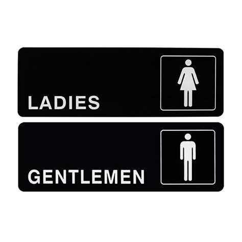 ‘s And Gentlemen‘s Toilet Signs And Restroom Signs Unisex Toilet Sign