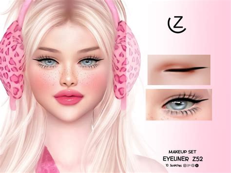 The Sims Resource Makeup Set Eyeliner Z