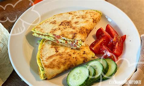 Omelette Im Protein Wrap Essen Ohne Kohlenhydrate