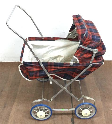 Lot Vintage 1950s Welsh Baby Doll Stroller Pram