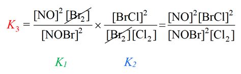 Equilibrium Constant K From Two Reactions Chemistry Steps