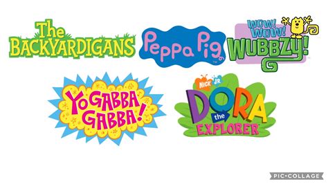 My 5 All Time Favorite Nick Jr Shows By Backyardpeppaboy On Deviantart