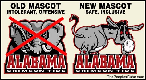 University of Alabama new mascot: the Donkey