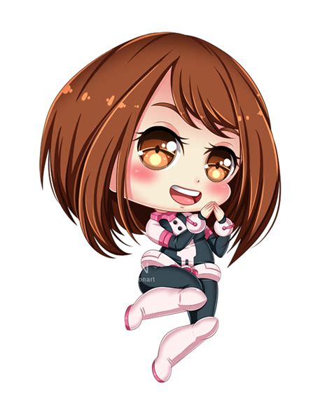 Boku No Hero Academia Chibi Ochako Uraraka By Avareonart On Deviantart