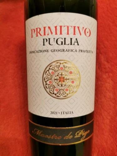 Maestro De Pigo Primitivo Vivino