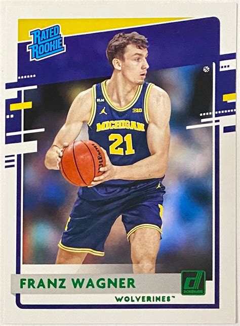 Franz Wagner Panini Chronicles Donruss Draft Picks Michigan