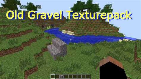 Minecraft 132 Old Original Gravel Texturepack Pre 125 Texture