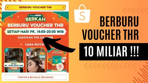 Cara Dapat Thr Miliar Shopee Big Ramadhan Sale Youtube