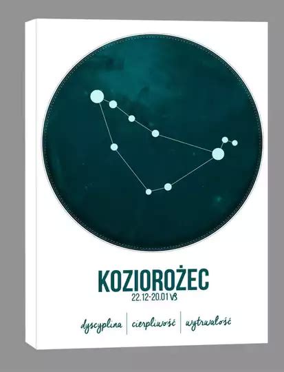 Znak Zodiaku Koziorożec Obraz Na Płótnie Galeria Plakatu