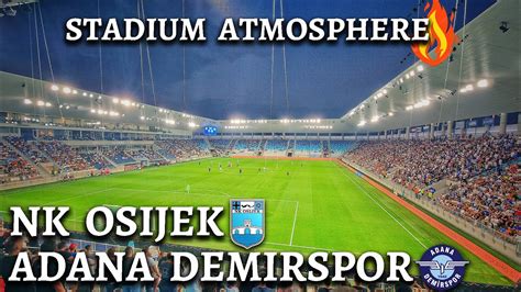 Nk Osijek Adana Demirspor Stadium Atmosphere Uefa Conference