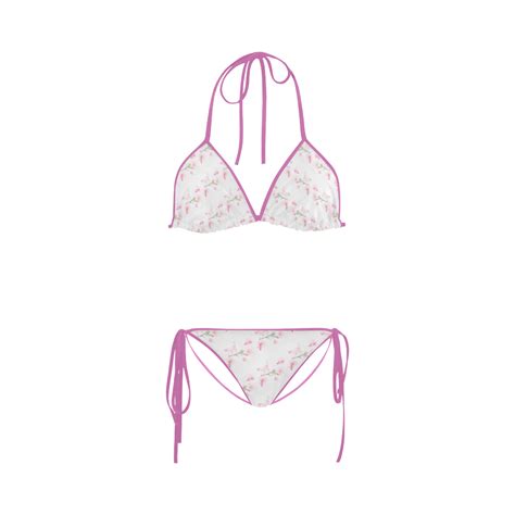 Pattern Orchidées Custom Bikini Swimsuit ID D4365508