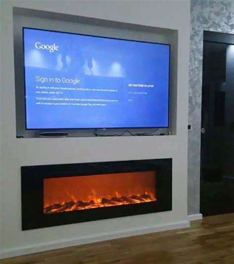 Free shipping to Australia Wall mounted Electric Fireplace with remote ...