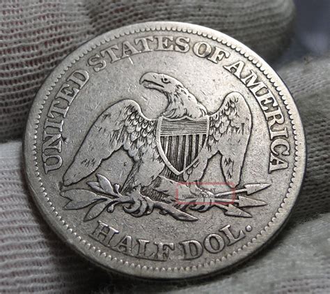 1861 Seated Liberty Half Dollar Coin 2057