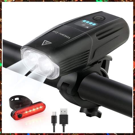 Volcano Eye Rechargeable Bike Light Set