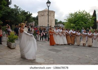 Athens Greece October 2019 Dancers Performing Stock Photo 1386678578 ...