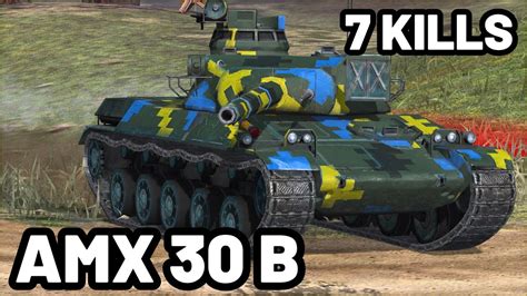 AMX 30 B 6 7K DAMAGE 7 KILLS WOT Blitz Pro Replays YouTube