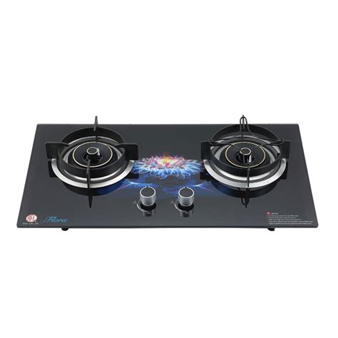 RFL Built In HOB Double Gas Stove FLORA LPG 960881 RFLeShop