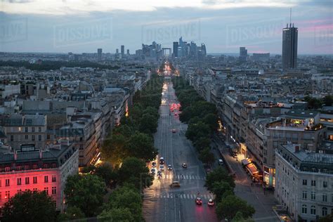 Avenue De La Grande Armee Paris France Stock Photo Dissolve