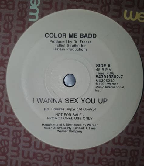 Color Me Badd I Wanna Sex You Up 1991 Vinyl Discogs