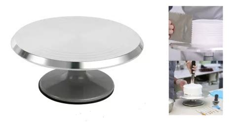 Base Giratoria Para Tortas Plato Giratorio Torta Metal Base Cuotas