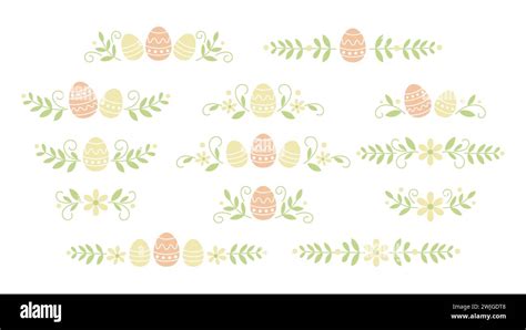 Easter Spring Header Comprehensive Collection Of Egg Patterns