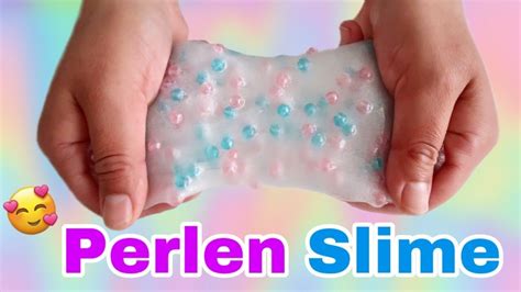 Perlen Schleim Selber Machen Ohne Waschmittel Perlen Slime DIY