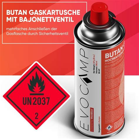 Er Pack G Butan Gaskartuschen Evocamp Qualit T Und