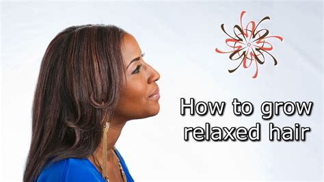 How To Grow Relaxed Hair Healthy Hair Care Video Youtube