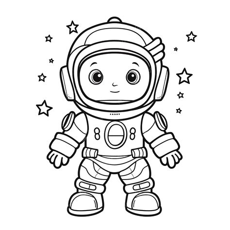 Dibujo De Elemento De Juguete Astronauta Para Colorear Png Dibujos Astronauta Juguete