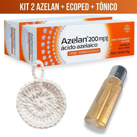 2 Azelan Ácido Azelaico Creme Tratamento Espinha Acne Tonico LEO