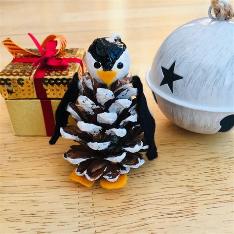 Make Your Own Pine Cone Penguins Eco Kids Planet