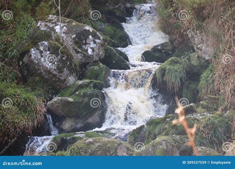 Waterfall in Wicklow Mountains Stock Image - Image of scenic, natural ...